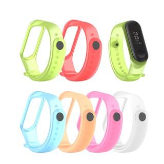 Dây Đeo Thay Thế Cho Vòng Đeo Tay Thông Minh Xiaomi Mi Band 3 / Mi Band 4 Trong Suốt