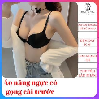 [Full size32-38] Áo lót nữ, Áo ngực trơn cài trước 1501 có đệm, có gọng nâng ngực Cao cấp