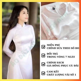 ¤[HÀNG LOẠI 1 - CÓ MAY ĐO] ÁO DÀI PHI BÓNG TRẮNG LỤA PHƯỚC THỊNH, TRUYỀN THỐNG, HỌC SINH