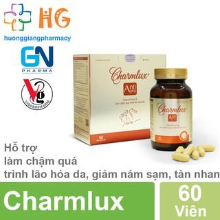 Viên uống trắng da Charmlux bổ sung collagen nhau thai cừu vitamin e giúp chống lão hóa da cân bằng nội tiết tố nữ