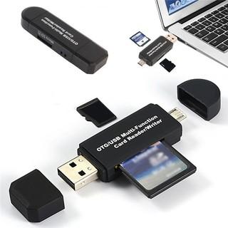 Đầu Đọc Thẻ Nhớ Micro Usb Otg Sang Usb 2.0 Cho Điện Thoại Android / Máy Tính Bảng