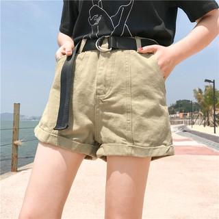 [Size S,M,XL]Quần shorts jean nữ lưng cao Ulzzang Quảng Châu QNJ32 (không kèm nịt)