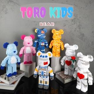 Mô hình lắp ráp gấu bearbrick cỡ lớn 30cm - 36cm, Đồ chơi lắp ráp