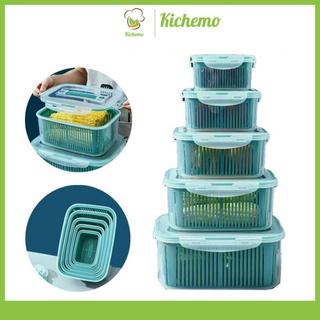 SET 5 Hộp Đựng Đồ, Thực Phẩm Bảo Quản Tủ Lạnh Đa Năng Có Nắp Đậy Cao Cấp - QUÀ TẶNG HẤP DẪN