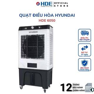 Quạt Điều Hòa Hyundai HDE 6050, Dung Tích 50L, Thiết Kế Tấm Làm Mát Cooling Pad, Lưu Lượng Gió Lên Tới 7000m3/h