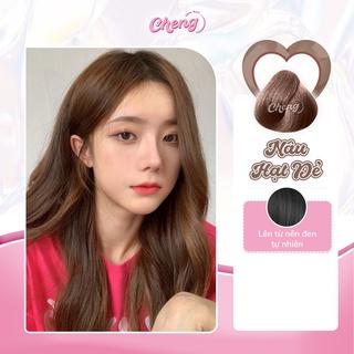 [Mã SKAMFM0612M giảm 15% đơn 100K] Thuốc Nhuộm Tóc Màu NÂU HẠT DẺ Không Tẩy | Chenglovehair, Chenglovehairs