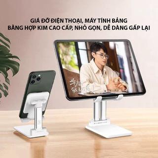 Giá Đỡ Điện Thoại, Máy Tính Bảng Bằng Hợp Kim Cao Cấp 01, Nhỏ Gọn, Dễ Dàng Gấp Lại