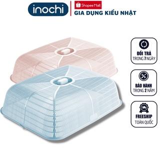 Lồng bàn giữ nhiệt thông minh chữ nhật Yoko inochi cao cấp đa năng đậy thức ăn nhựa kháng khuẩn không mùi