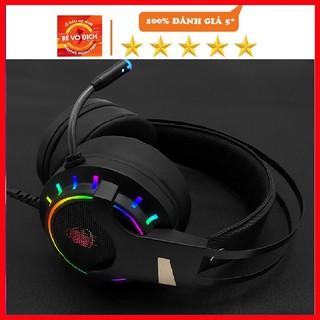 Tai nghe chụp tai gaming có dây Tuner K3, 7.1 Led RGB, có mic dành máy tính, gaming, USB 7.1 - Mẫu mới.