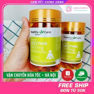 [CHĨNH HÃNG Date 2025] Mầm đậu nành Úc Healthy Care Super lecithin 1200mg - 100 viên