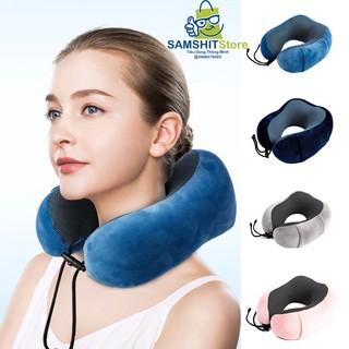 GỐI CHỮ U CAO SU NON 💕Mẫu Mới 💕Gối kê cổ U22 memory foam du lịch, ngủ trưa, văn phòng