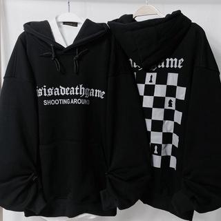 Áo Khoác Hoodie Nỉ Bông BÀN CỜ màu TRẮNG/ĐEN 🏁 Nam nữ unisex/Áo hoodie có mũ form rộng Jaystoree 🖤