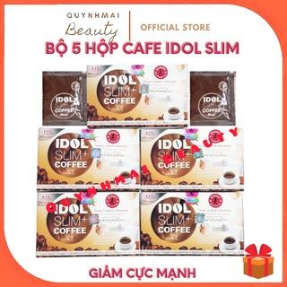 [Bộ 5 Hộp +  Quà Tặng] Cà Phê Giảm Cân Idol Slim Coffee Giảm Mạnh