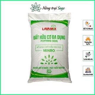 Đất Sạch Hữu Cơ Đa Dụng Lavamix Trồng Rau, Hoa Kiểng (Bao 20dm3 ~ 10kg) - Nông Trại Sago