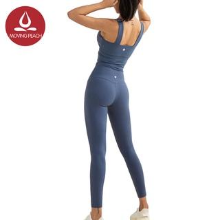 Set đồ thể thao MOVING PEACH gồm áo ngực+quần legging chuyên dụng cho tập yoga cho nữ