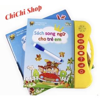 Đồ Chơi Phát Triển Ngôn Ngữ,Sách Nói Điện Tử Song Ngữ Nhiều Chủ Đề Giúp Bé Phát Triển Trí Tuệ Toàn Diện