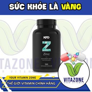 KFD ZINC - VIÊN UỐNG BỔ SUNG KẼM HÀM LƯỢNG CAO, HỖ TRỢ KHẢ NĂNG NAM GIỚI (120 VIÊN)