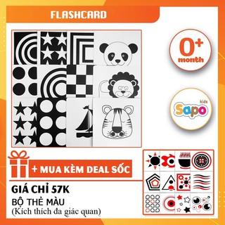 Flashcard cho bé, thẻ học Glenn Doman kích thích thị giác cho trẻ sơ sinh SAPO KIDS