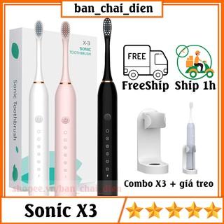 Bàn chải điện tự động Sonic NT-X3 và giá treo gọn gàng tiện dụng