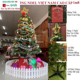 Cây Thông Noel 1m8 Kèm Phụ Kiện Trang Trí Hàng Việt Nam Cao Cấp Trang Trí Giáng Sinh Cực Đẹp