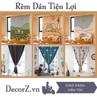 Rèm Cửa Sổ ❤️FREESHIP❤️ dán tường In Họa Tiết Hoạt Hình Dễ Thương nhiều kích thước