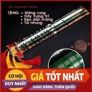 Sáo Dizi khớp đơn chuẩn âm chuyên nghiệp, tặng kèm phụ kiện - sáo trúc Thanh Tùng