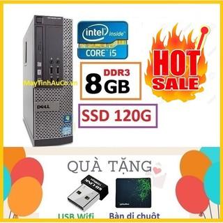 Máy tính đồng bộ Dell Optiplex Core i5 3470 / 8G / SSD120gb - Bảo Hành 24 Tháng 1 đổi 1 , Hàng nhập khẩu nguyên chiếc