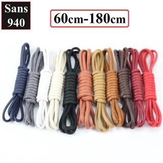 Dây giày tròn sáp 3mm buộc giầy da Sans940 boot bốt sneaker thể thao ngắn 60cm 70cm 80cm 90cm dài 1m 1m2 1m4 1m6 1m8