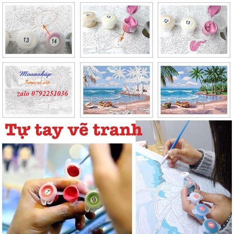 Quy trình sửa đổi màu sắc hoặc chỉnh sửa một bức tranh sơn dầu số hóa?