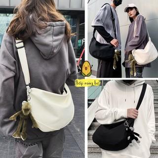 TÚI TOTE ĐEO CHÉO BÁN NGUYỆT VẢI CANVAS PHONG CÁCH ULZZANG DC03