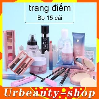 Bộ trang điểm 15 món cao cấp，15pcs BEOTUA Bộ mỹ phẩm trang điểm -BEOTUA-01