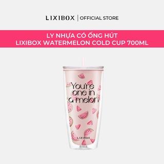 [HB Gift] Ly Nhựa Giữ Nhiệt Có Ống Hút Lixibox Cold Cup 700ml