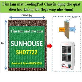 Bộ 3 tấm làm mát Cooling pad cho quạt điều hòa Sunhouse SHD-7722