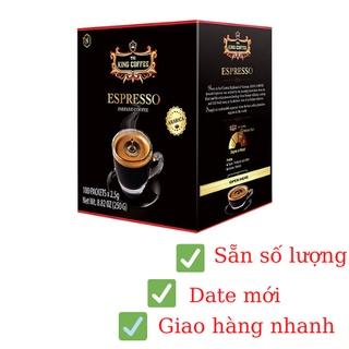 {100 stick} Cafe Hòa Tan Đen,TNI Espresso to, Cà Phê Không Đường, King Coffe, Thơm, Ngon, Đậm Vị, Đồ Uống, nguyên chất