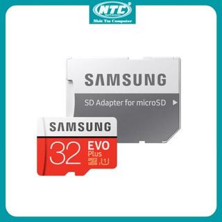 Thẻ nhớ MicroSDHC Samsung Evo Plus 32GB R95MB/s W20MB/s U1 2K - box Anh 2020 kèm Adapter (Đỏ)