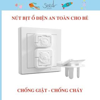 Nút bịt ổ điện chống giật- chống cháy - bảo vệ bé an toàn - SEED BABY