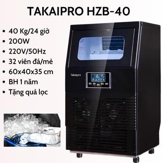 Máy làm đá viên TAKAIPROHZB-40 công suất 40Kg/ngày- tặng kèm lõi lọc nước - Bản quốc tế tiếng anh