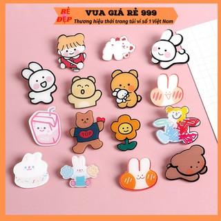Phụ kiện sticker cài gim trang trí balo túi ví xinh xắn dễ thương VUAGIARE999 ST00