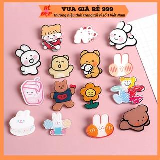 Phụ kiện sticker cài gim trang trí balo túi ví xinh xắn dễ thương VUAGIARE999 ST00