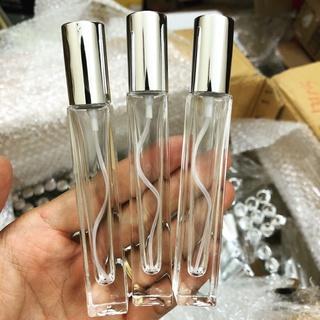 Lọ Chiết Nước Hoa Trụ Vuông Dài 5ml/10ml/20ml - Chai Lọ Chiết Nước Hoa Thủy Tinh Đựng Dầu Thơm Tiện Dụng