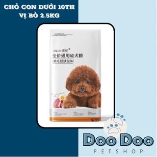 Hạt thức ăn cho chó JIALUN dành cho chó con - Vị Bò 2.5KG