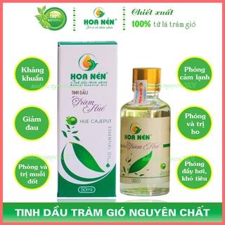 Tinh Dầu Tràm Huế Hoa Nén 50ml - Tinh chất từ cây tràm gió thiên nhiên