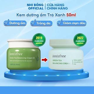 Kem Dưỡng Ẩm Cấp Nước Chiết Xuất Từ Lá Trà Xanh Innisfree Green Tea Cream Ex Hàn Quốc 50ml Giúp Da Mềm Mịn Tự Nhiên