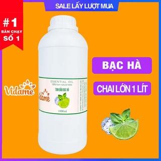 Tinh Dầu Bạc Hà Nguyên Chất 1 Lít VIDAME - Hàng Chính Hãng, Tinh dầu thơm xông phòng, bạc hà đuổi chuột, thơm mát