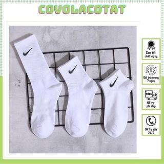 💛 Loại đẹp 💛 Tất nike nam nữ cổ cao thể thao, tất cao cổ cao cấp