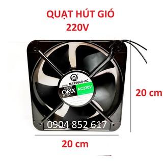 Quạt hút gió ORIX, thông gió, hút mùi 220V 20x20 cm