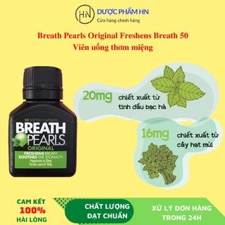 Viên thơm miệng thảo dược Breath pearls, giảm mùi hôi miệng, Xuất sứ Úc, 50 viên, duocphamhn92