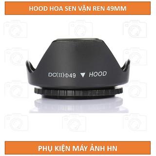 [49mm] Lens hood Loa che nắng hoa sen vặn ren ống kính máy ảnh Phi 49mm