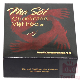 [Tặng bài Uno] Bộ Ma sói Character Việt hóa mới Boardgame