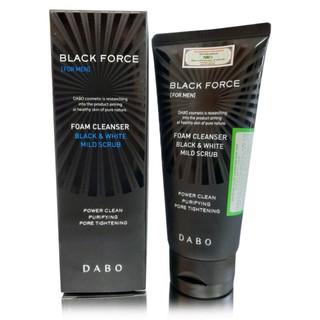 [ Chính Hãng ] Sữa Rửa Mặt Nam Than Hoạt Tính Black Force Dabo Hàn Quốc (120ml)